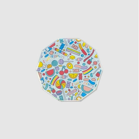 I Want Candy Small Plates (10 per pack)