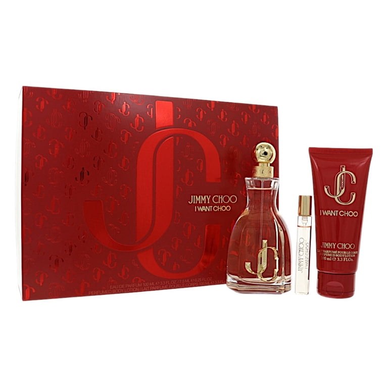 JIMMY CHOO I WANT CHOO 香水 3本セット Jimmy Choo 'I Want Choo' Perfume Gift Set - 3 Piece Eau De Parfum