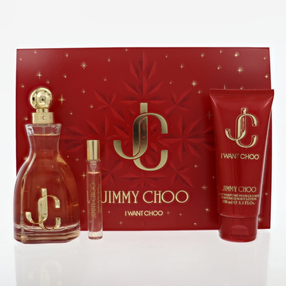 香水セット（JIMMY CHOO/BVLGARI/CHANEL) Jimmy Choo 'I Want Choo' Perfume Gift Set - 3 Piece Eau De Parfum