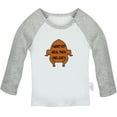 thumbnail image 1 of I Want EM' Real Thick And Juicy Funny T shirt For Baby, Newborn Babies T-shirts, Infant Tops, 0-24M Kids Graphic Tees Clothing (Long Gray Raglan T-shirt, 12-18 Months), 1 of 4