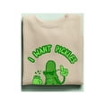 thumbnail image 1 of I Want Pickles, Not Your Opinion Sweatshirt Women's -SmartPrintsInk Designs, 1 of 4