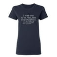 thumbnail image 1 of I Want Time To Sit Read Sarcastic Novelty Gift Idea Adult Humor Funny Women's Casual Tees, 1 of 3