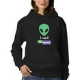 thumbnail image 1 of I Want To Believe! Hoodie Women -GoatDeals Designs, Female Large, 1 of 4