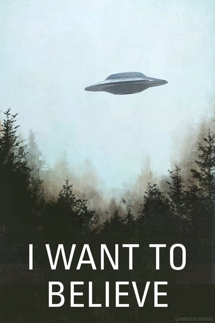 I Want To Believe Poster Print - Walmart.com