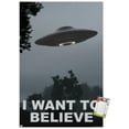 thumbnail image 1 of I Want To Believe Wall Poster, 22.375" x 34", 1 of 6