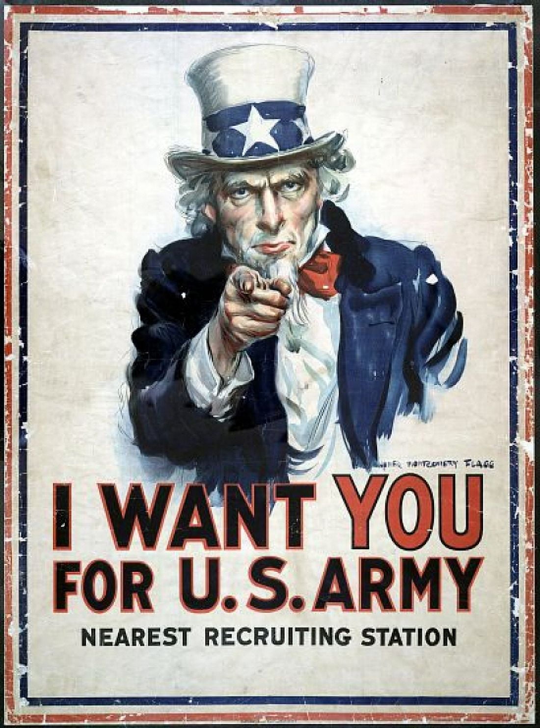 I Want You For US Army Canvas Art - (24 x 36)
