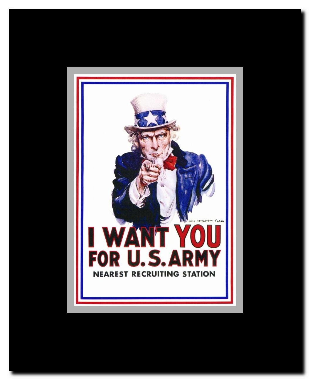 I Want You for U.S. Army Framed Movie Poster