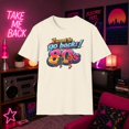 thumbnail image 1 of I Want to Go Back / 80's Vibe / Gildan 64000 / Unisex Softstyle Tee, 1 of 3