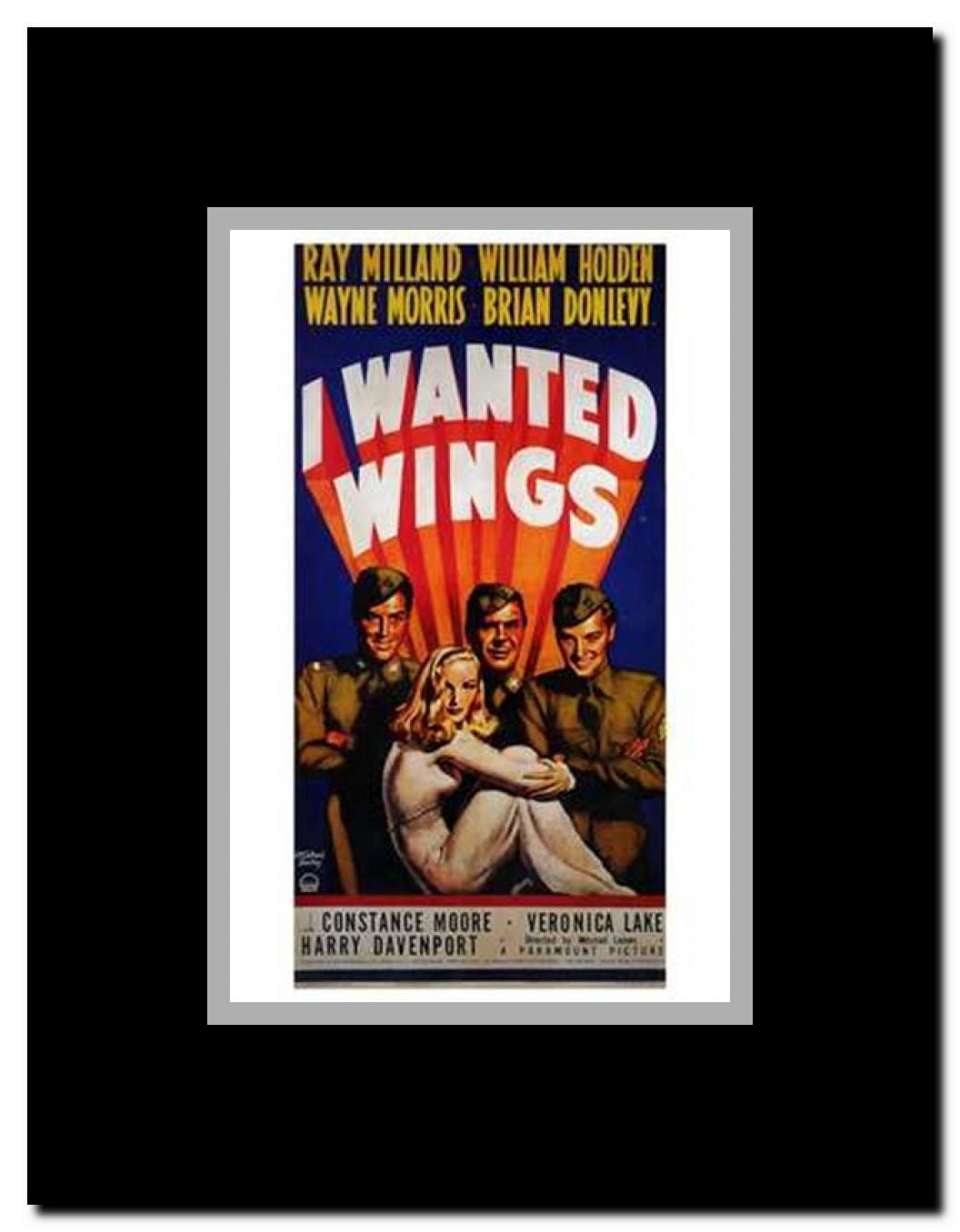 I Wanted Wings Framed Movie Poster