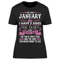 thumbnail image 1 of I Was Born In January Women's T-shirt, 1 of 2