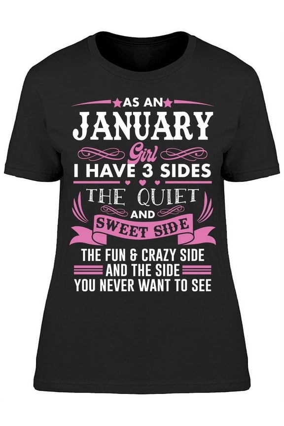 I Was Born In January Women's T-shirt
