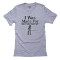 thumbnail image 1 of I Was Made for Retirement - Golfer Playing Golf Men's Grey T-Shirt, 1 of 2