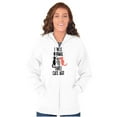 thumbnail image 1 of I Was Normal Three Cats Ago Hilarious Zip Hoodie Sweatshirt Women Brisco Brands S, 1 of 5