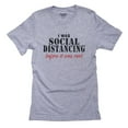 thumbnail image 1 of I Was Social Distancing Before It Was Cool Men's Grey T-Shirt, 1 of 2