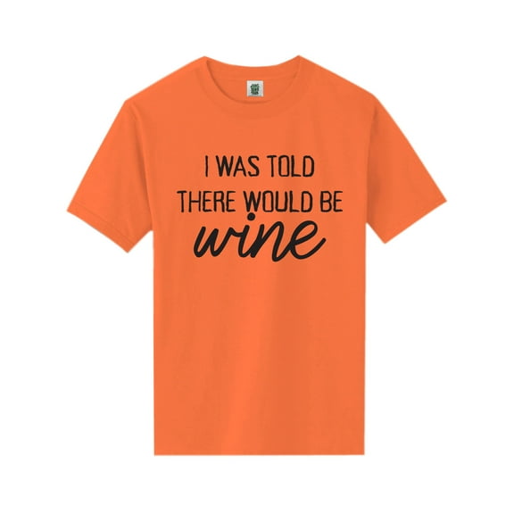 I Was Told There Would Be Wine Short Sleeve Neon T-Shirt