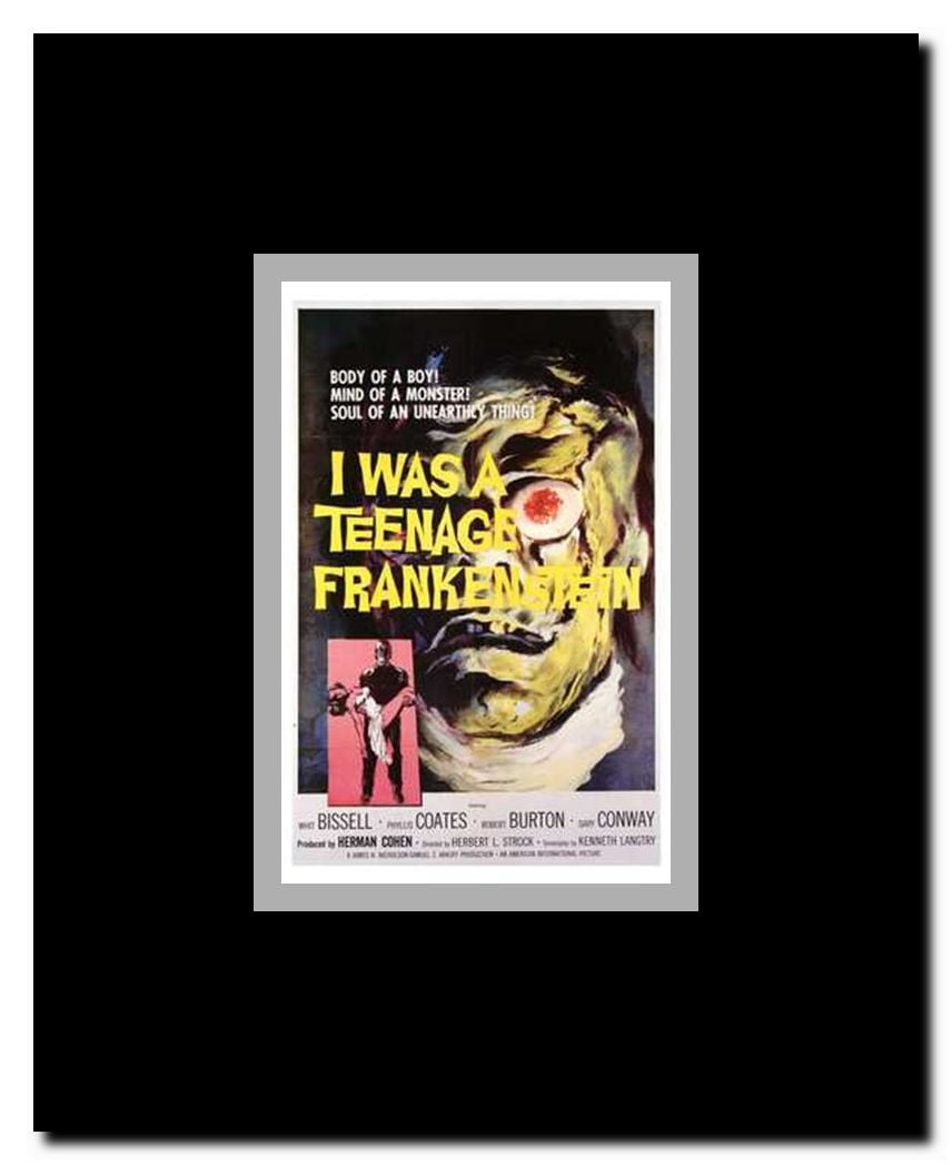 I Was a Teenage Frankenstein Framed Movie Poster