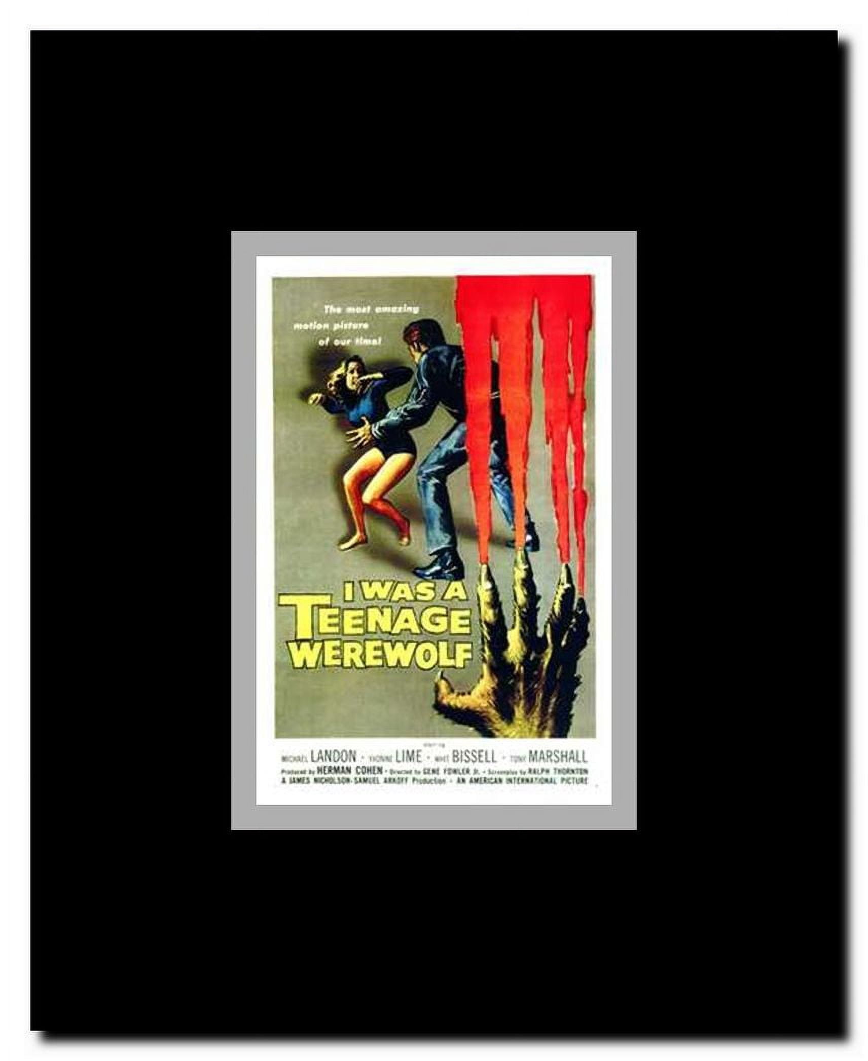 I Was a Teenage Werewolf Framed Movie Poster