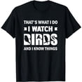 thumbnail image 1 of I Watch Birds And I Know Things Pet Bird T-Shirt, 1 of 5