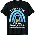 thumbnail image 1 of I Wear Blue For My Brother Autism Awareness T-Shirt, 1 of 7