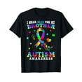 thumbnail image 1 of I Wear Blue For My Brother Kids Autism Awareness Sister Boys T-Shirt, 1 of 5
