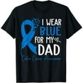 thumbnail image 1 of I Wear Blue For My Dad Warrior Colon Cancer Awareness T-Shirt, 1 of 4