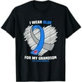 thumbnail image 1 of I Wear Blue For My Grandson Type 1 Diabetes Awareness T-Shirt, 1 of 4