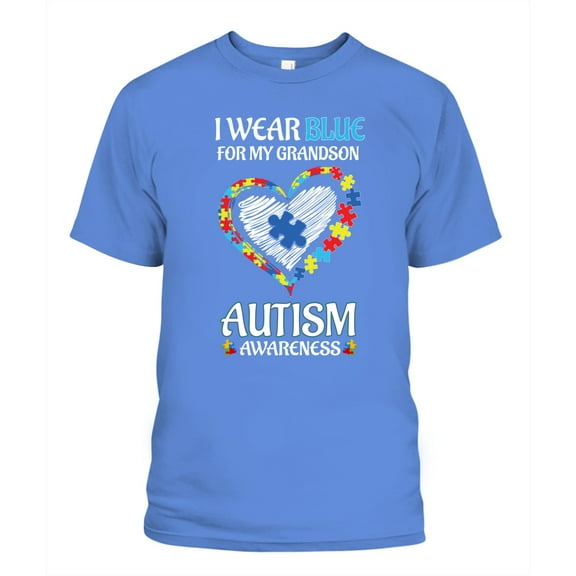 I Wear Blue For My Grandson - Unisex T-shirt