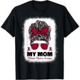 thumbnail image 1 of I Wear Burgundy for My Mom Multiple Myeloma Cancer Awareness T-Shirt mens t shirt，black，women，funny，misfits，men，journey，t-shirt, 1 of 4