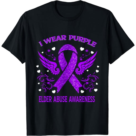 I Wear For Elder Abuse Awareness T-Shirt