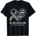 thumbnail image 1 of I Wear Gray For My Sister Brain Tumor Awareness Support T-Shirt, 1 of 4
