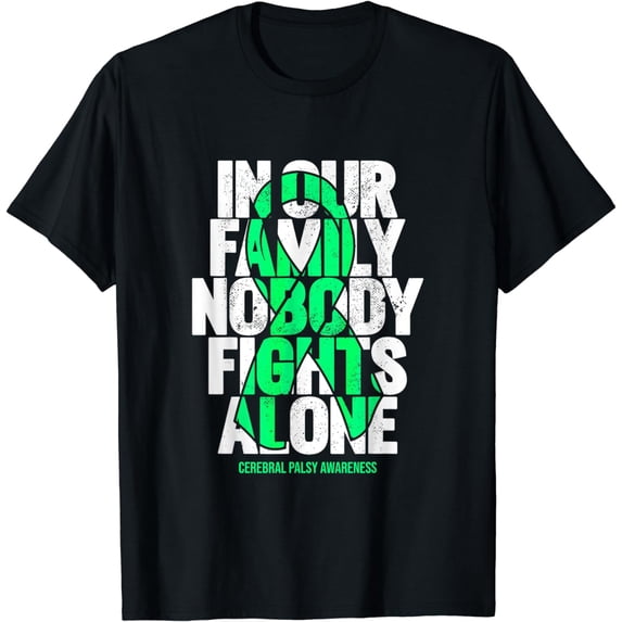 I Wear Green For Cerebral Palsy Awareness Green Ribbon T-Shirt