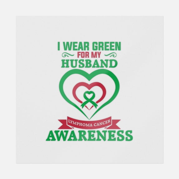 I Wear Green For My Husband Transfer