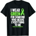 thumbnail image 1 of I Wear Green Ribbon Fight the Stigma Mental Health Awareness T-Shirt, 1 of 4