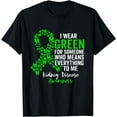 thumbnail image 1 of I Wear Green for Kidney Disease Awareness Support Squad T-Shirt, 1 of 4