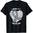 thumbnail image 1 of I Wear Grey For My Son Brain Cancer Awareness T-Shirt, 1 of 4