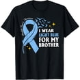 thumbnail image 1 of I Wear Light Blue For My Brother Prostate Cancer Awareness T-Shirt All Size S-5Xl, 1 of 4