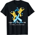 thumbnail image 1 of I Wear Light Blue Prostate Cancer Awareness T-Shirt All Size S-5Xl, 1 of 4