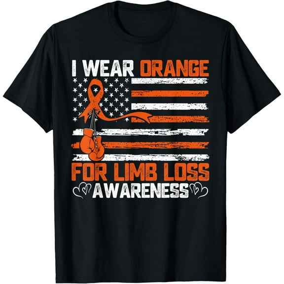 I Wear Orange For Limb Loss Awareness Month T-Shirt