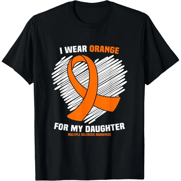 Multiple Sclerosis Shirt - I Wear Orange For My Daughter Multiple Sclerosis Shirt - I Wear Orange For My Daughter