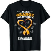 I Wear Orange For My Niece Kidney Cancer Awareness T-Shirt