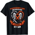 thumbnail image 1 of I Wear Orange In Memory of my Son Leukemia Awareness Gifts T-Shirt, 1 of 4