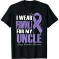 thumbnail image 1 of I Wear Periwinkle For My Uncle Eating Disorders Awareness T-Shirt, 1 of 3
