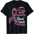 thumbnail image 1 of I Wear Pink For My Daughter Breast Cancer Awareness Support T-Shirt, 1 of 3