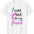 thumbnail image 1 of I Wear Pink For My Friend Shirt Breast Cancer Awareness Gift, 1 of 2