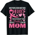 thumbnail image 1 of t-shirt I Wear Pink For My Mom Breast Cancer Awareness Kids Support T-Shirt., 1 of 4