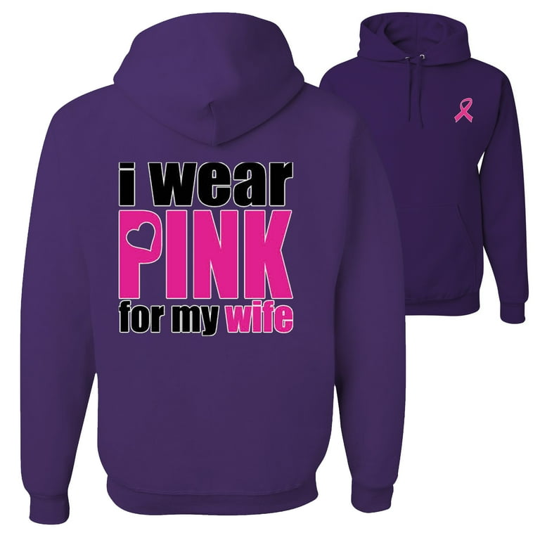 Mens Breast Cancer Awareness T Shirt - I Wear Pink For My Wife Mens Breast Cancer Awareness T Shirt - I Wear Pink For My Wife