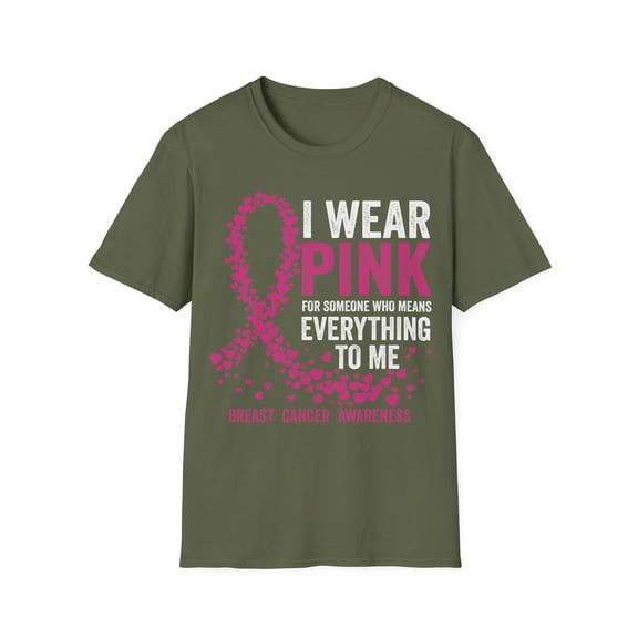 I Wear Pink For Someone Breast Cancer Awareness Month TShirt