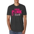 thumbnail image 1 of I Wear Pink for My Aunt Survivor Awareness Mens Premium Tri Blend T-Shirt, Vintage Black, Medium, 1 of 3