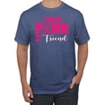 thumbnail image 1 of I Wear Pink for My Friends Survivor Awareness Men's Graphic T-Shirt, Vintage Heather Blue, Large, 1 of 3