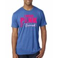 thumbnail image 1 of I Wear Pink for My Friends Survivor Awareness Mens Premium Tri Blend T-Shirt, Vintage Royal, 2XL, 1 of 3